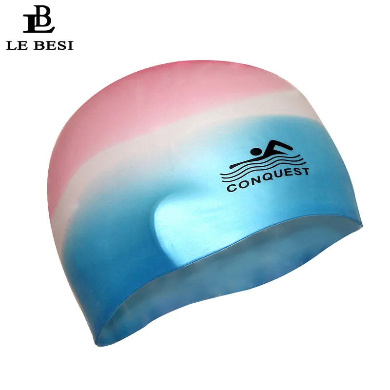 LEBESI 2017 женская шапка для плавания разных цветов взрослых водонепроницаемая в