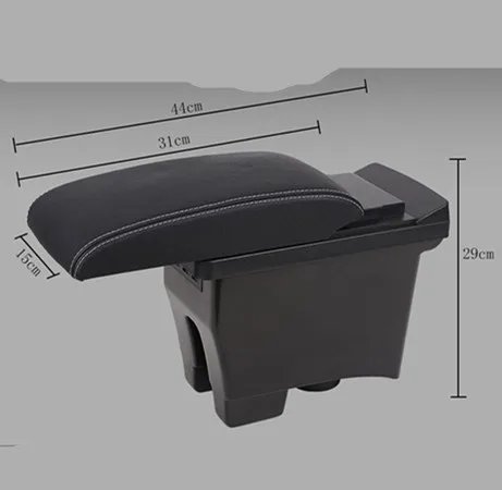 Двухслойный чехол для подлокотников Volkswagen VW Polo + usb 2011-2018 | Автомобили и мотоциклы