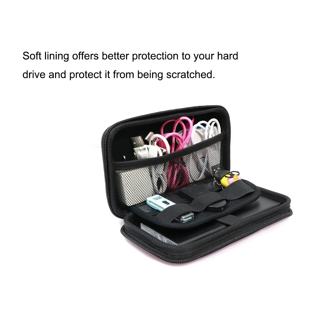 Сумка для хранения жесткого диска портативный чехол переноски EVA ударопрочный