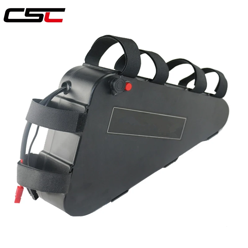 Треугольный чехол для электровелосипеда с функцией быстрой зарядки 48 В 20 Ач 52 в 17