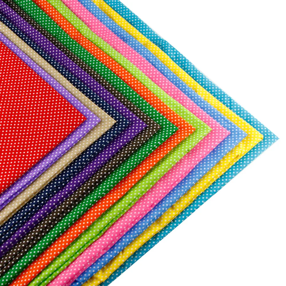 158 см х полуметр точечный принт простая хлопковая ткань для домашнего текстиля