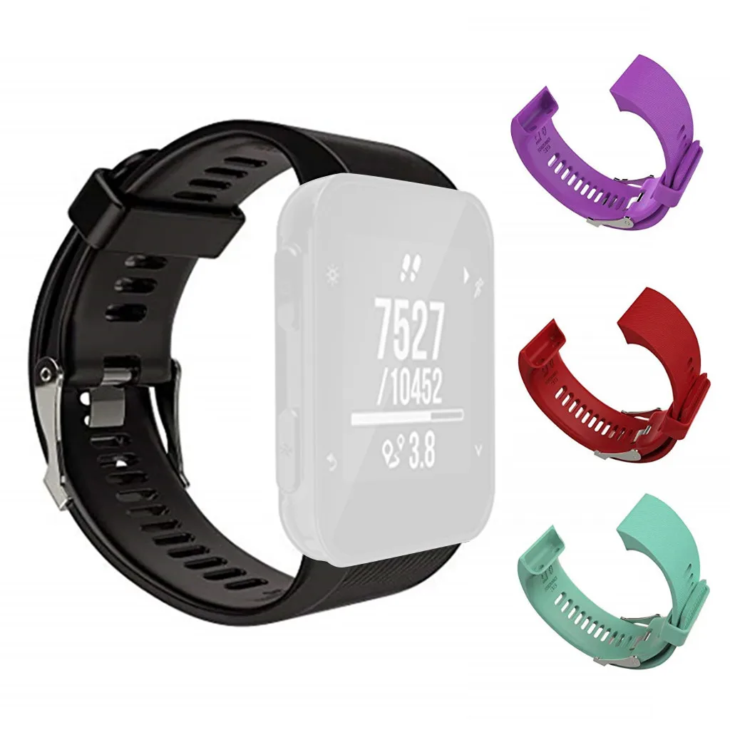 Мягкий силиконовый спортивный ремешок для Garmin Forerunner 35/30 часы монитор сердечного