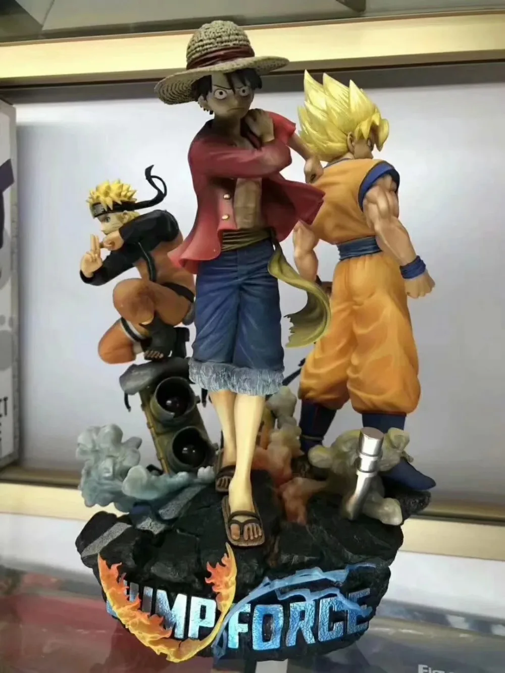 Игра Jump Force ONE PIECE Наруто Жемчуг дракона ПВХ фигурка 180 мм Аниме игра Луффи Гоку Наруто фигурка игрушка Diorama
