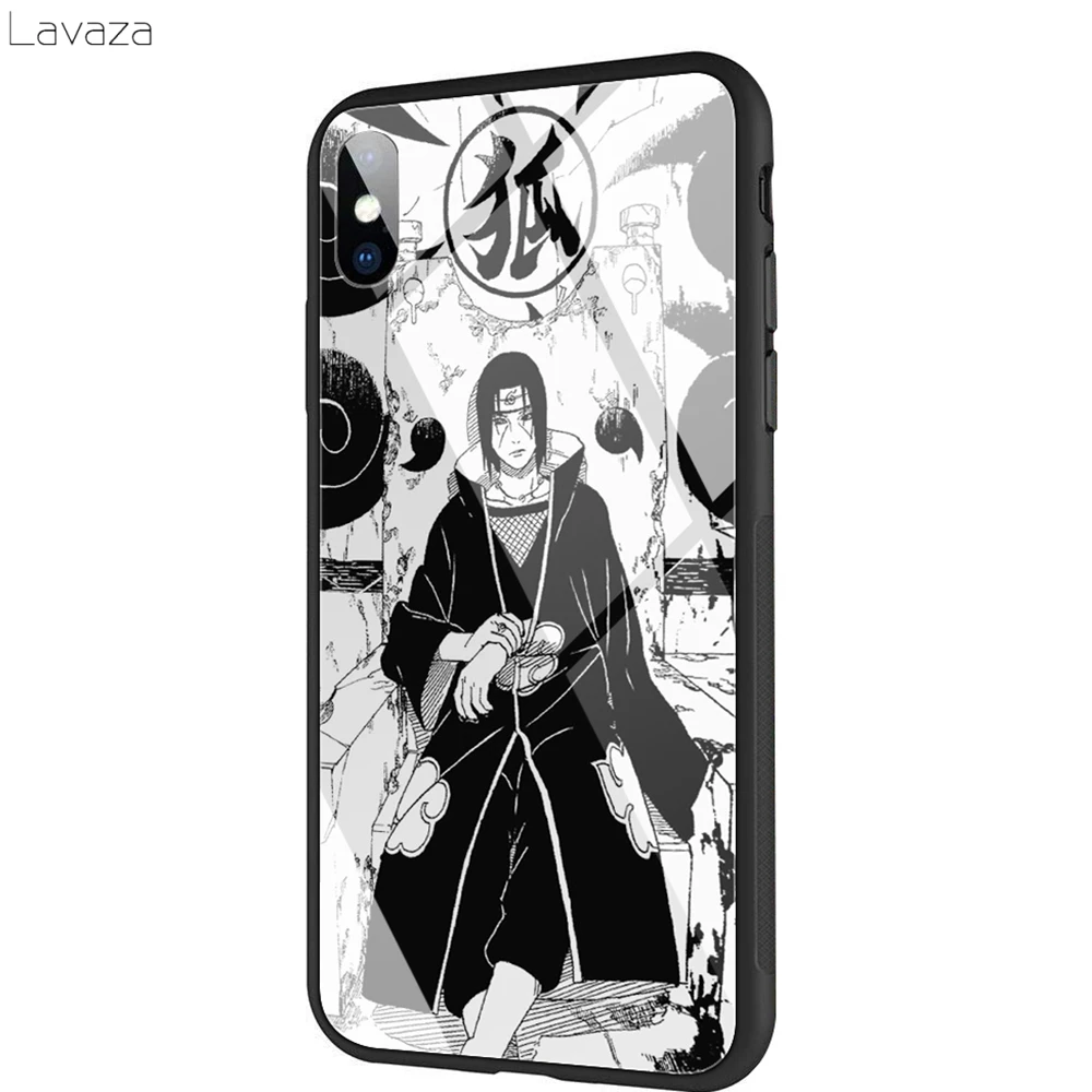 TG4 Чехол Lavaza Naruto Itachi Uchiha из закаленного стекла TPU для iPhone XS MAX XR X 8 7 6 6S Plus - Цвет: TG4