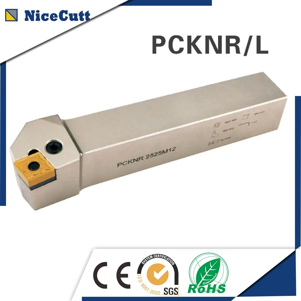 PCKNR/L2525M12 Nicecutt держатель внешнего токарного инструмента для CNMG Вставки станка