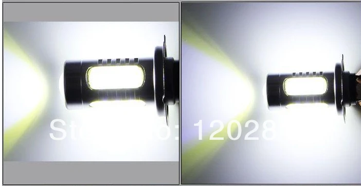 Free Shipping Canbus H7 7.5W with lens Super Bright Car LED Front High Low Light Fog Bulb Lights Lamp 12V White |