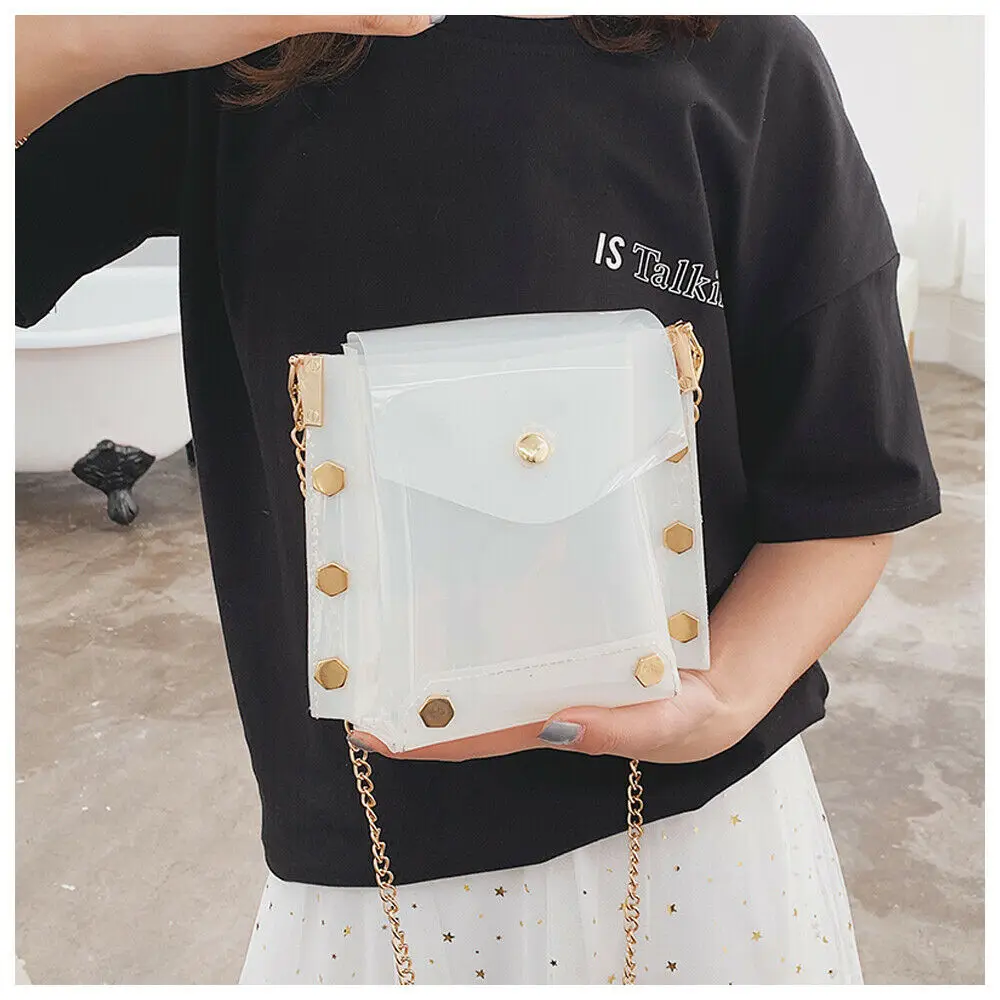 Женская прозрачная сумка через плечо летняя прочная 2019 | Багаж и сумки