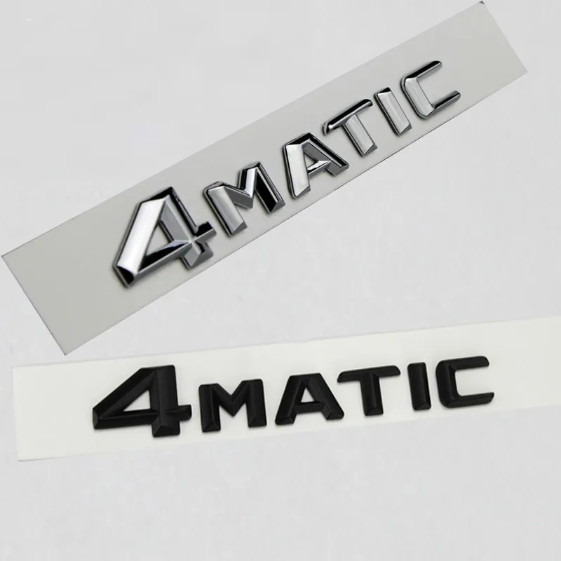ABS 4matic значок наклейка с эмблемой на заднее стекло автомобиля для Mercedes Benz W117 Cla45 W205