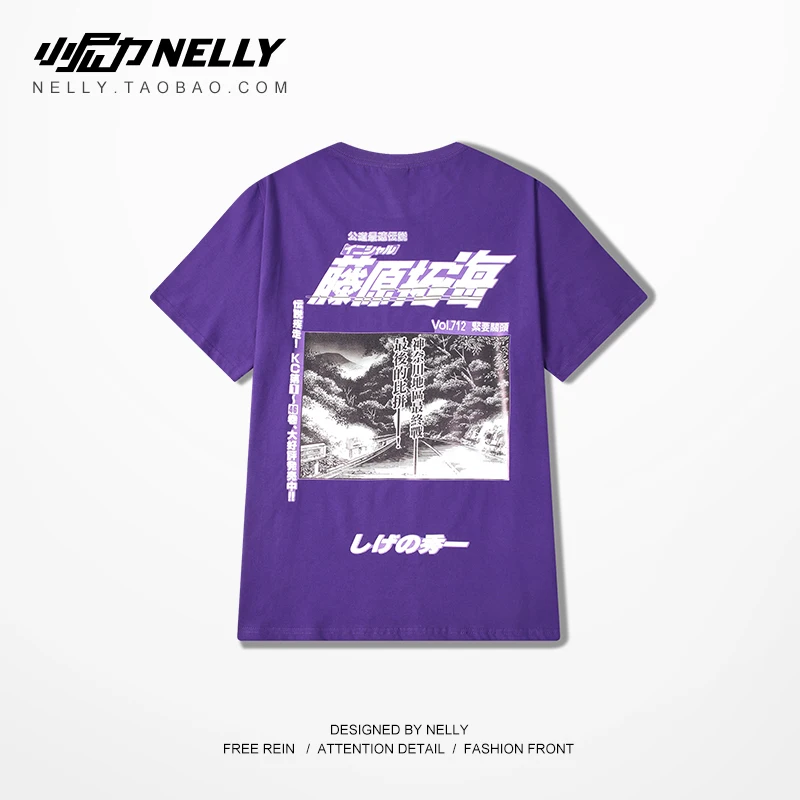 NELLY 2019 летняя футболка в европейском и американском стиле с короткими рукавами