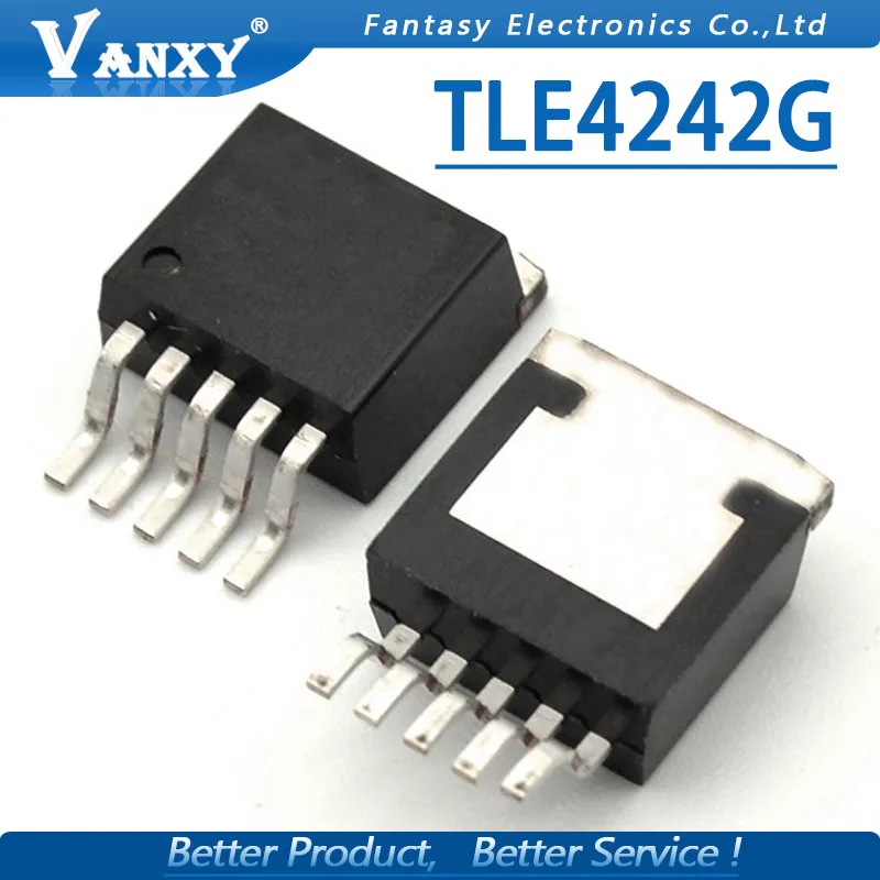 5 шт. TLE4242G TO 263 TLE4242 TO263|Интегральные схемы| |