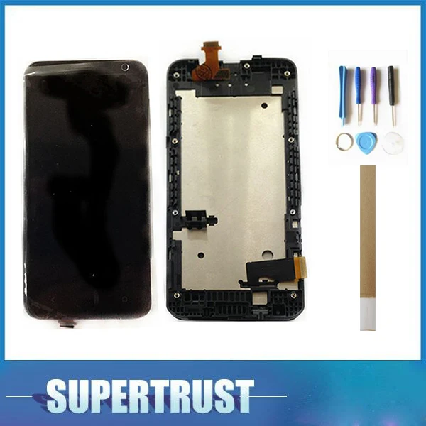 854*480 4 3 &quotдля HTC Desire 300 ЖК дисплей + сенсорный экран дигитайзер с рамкой Замена