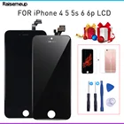 Качественный ЖК-экран AAAA в сборе для iPhone 4 5 5S 6 plus, дисплей для iPhone 6, дигитайзер, сенсорная Замена Pantalla с подарком