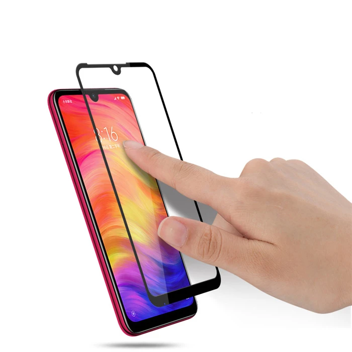 Для Xiaomi Redmi Note 7 Pro Закаленное стекло протектор экрана черная защитная пленка против царапин для Xiaomi Redmi Note 7