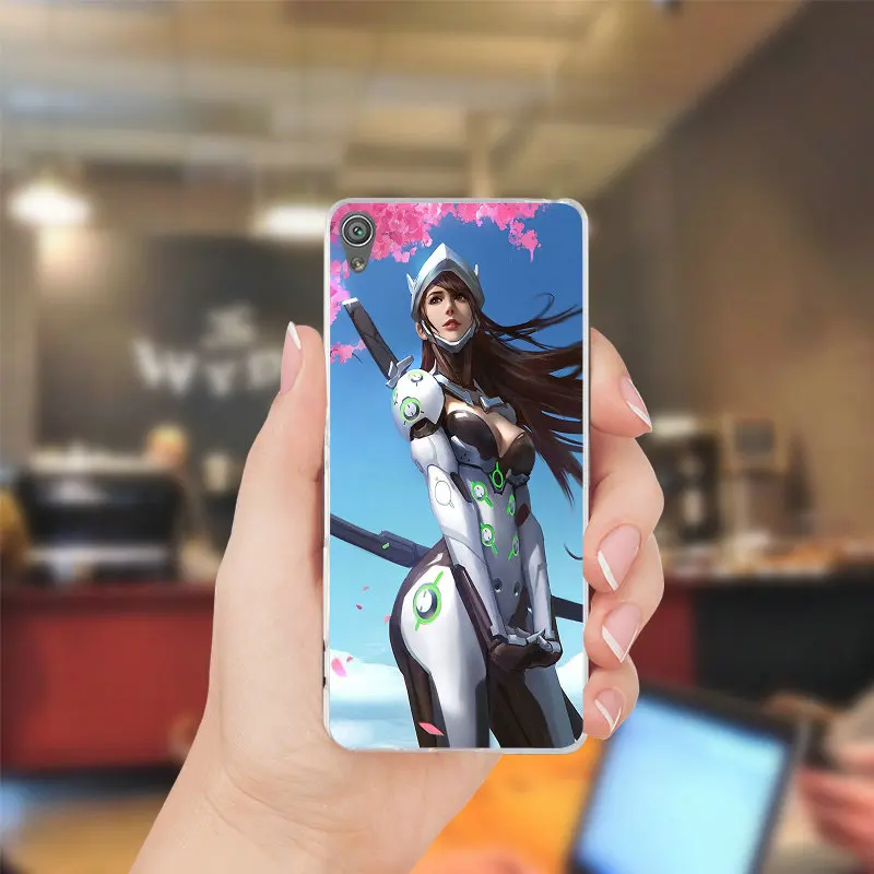 Гэндзи Overwatchs работа Ясно Мягкий мобильный чехол для телефона sony Xperia Z Z1 Z2 Z3 Z4 Z5