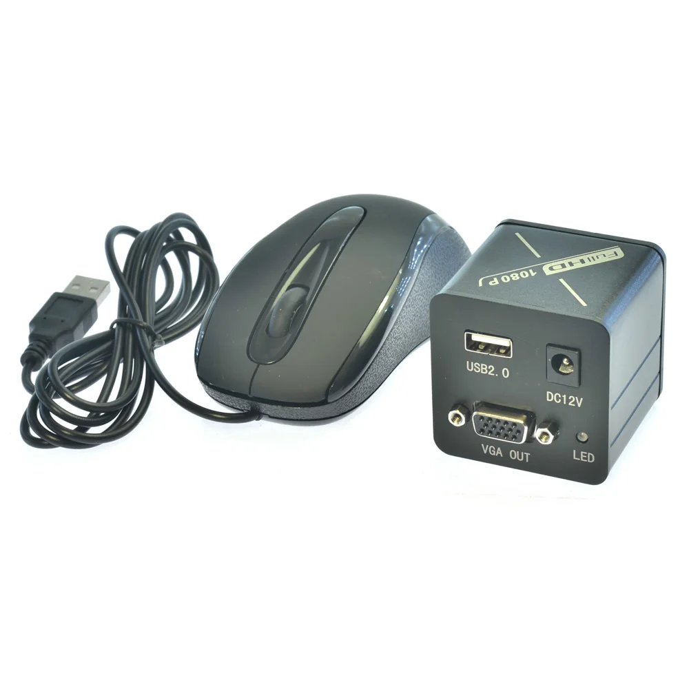 Full HD VGA микроскоп камера для промышленной лаборатории 1080P промышленная + 300X C mount