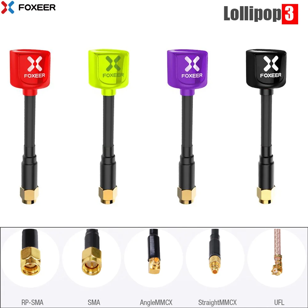 Foxeer 5,8 Г 3dBi TX RX RHCP круговой поляризационные Omni FPV телевизионные антенны SMA RP-SMA гриб телевизионные антенны