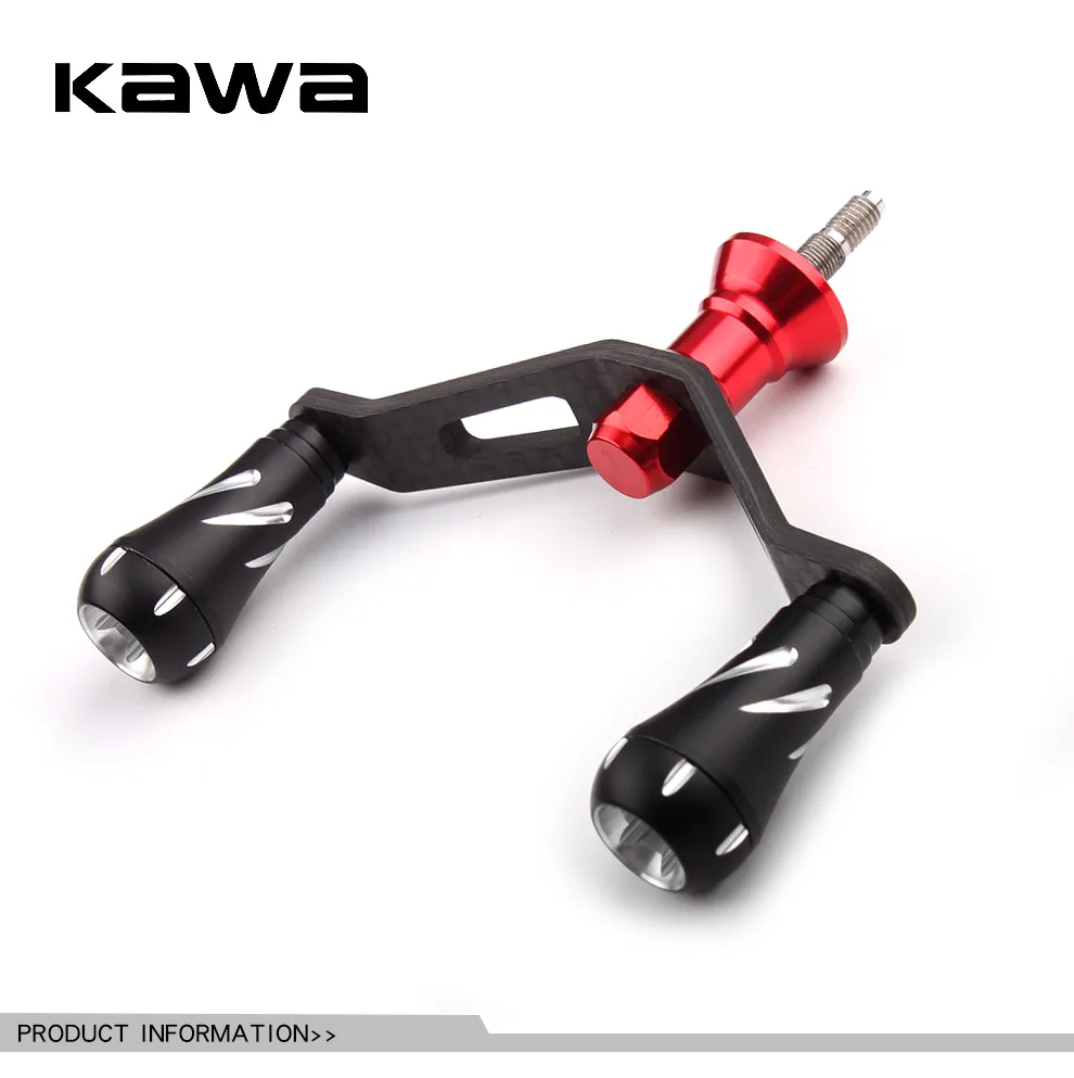 Ручка рыболовной катушки с ручками из алюминиевого сплава для Shimano Daiwa материал углеродное волокно рыболовные снасти DIY аксессуары