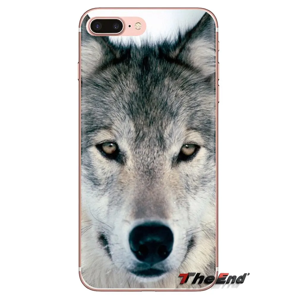 Мягкие прозрачные чехлы для Huawei Nova 2 3 2i 3i Y6 Y7 Y9 Prime Pro GR3 GR5 2017 2018 2019 Y5II Y6II wolf animal |