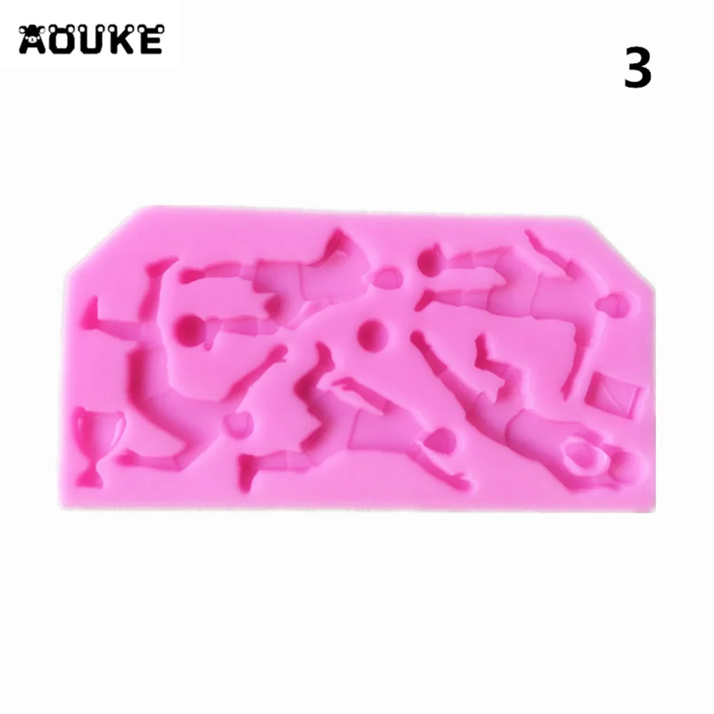 Спортивная серия форма для помадки торта силиконовая печенья кондитерских