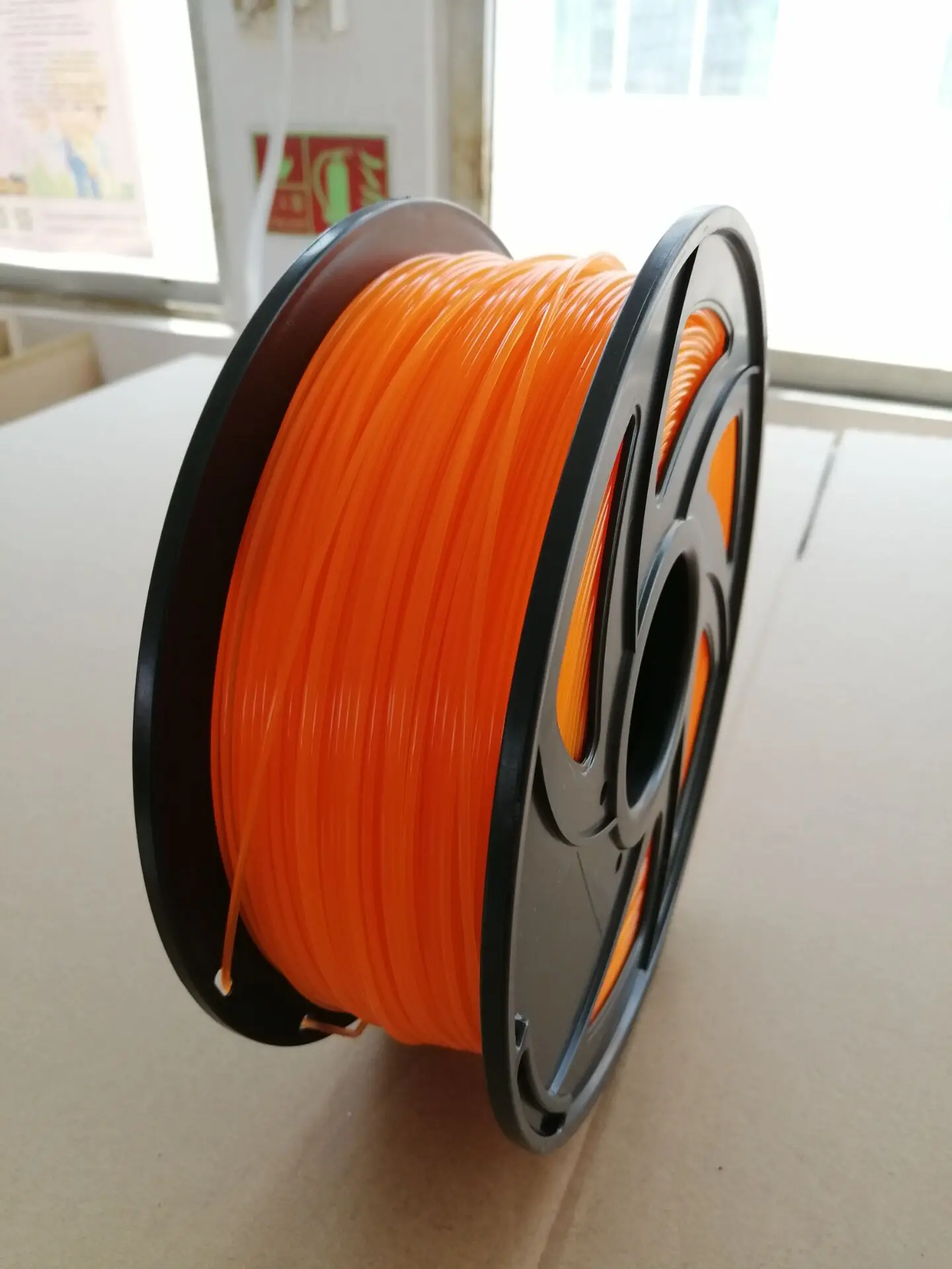 Transparent orange 3d принтер 1 кг 1,75 мм PLA нити печатные материалы красочные для 3d принтер Экструдер ручка Радуга пластиковые аксессуары красный серый - Цвет: Transparent orange