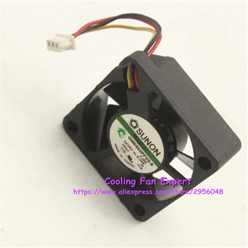 Sunon GM0503PFV2 8 5 в постоянного тока 0 Вт 8000 об/мин 3 провода Вентилятор охлаждения
