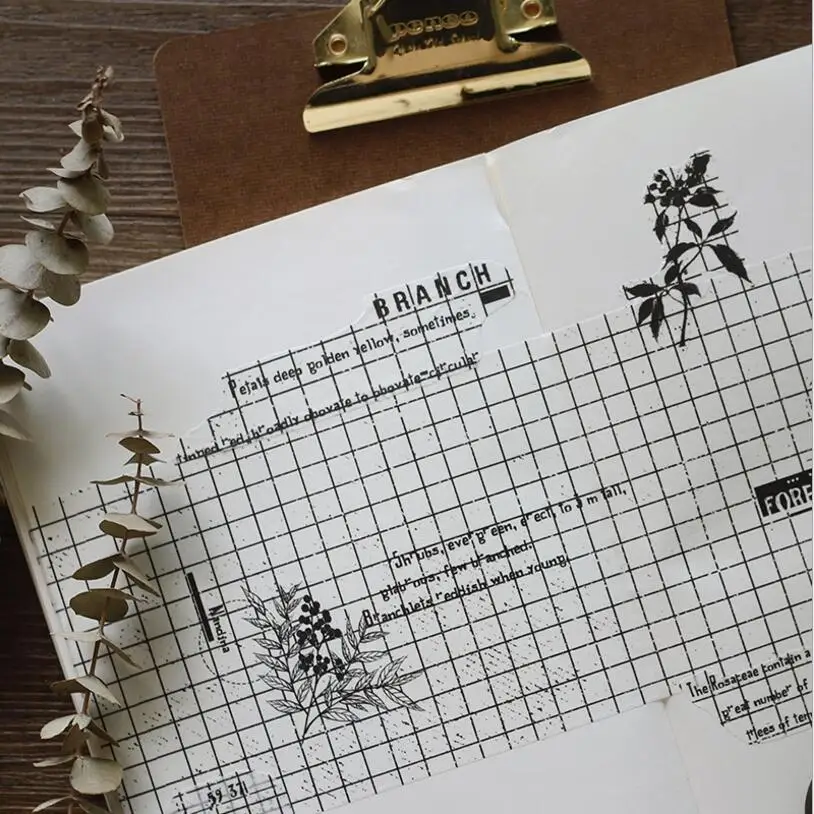 10 см черно белая простая сетка лист звезды васи лента бумага сделай сам