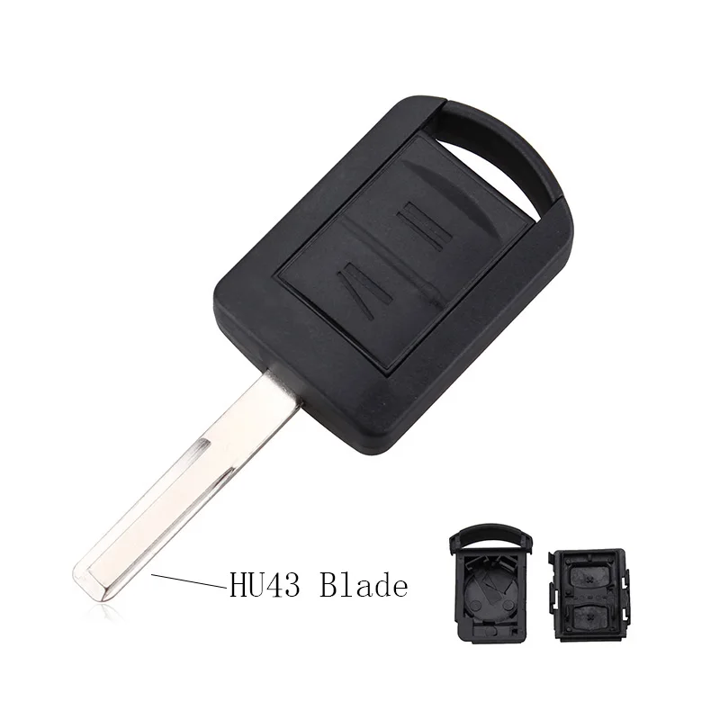 Новый 2 кнопки чехол для дистанционного ключа от машины Vauxhall Opel Corsa Agila Meriva