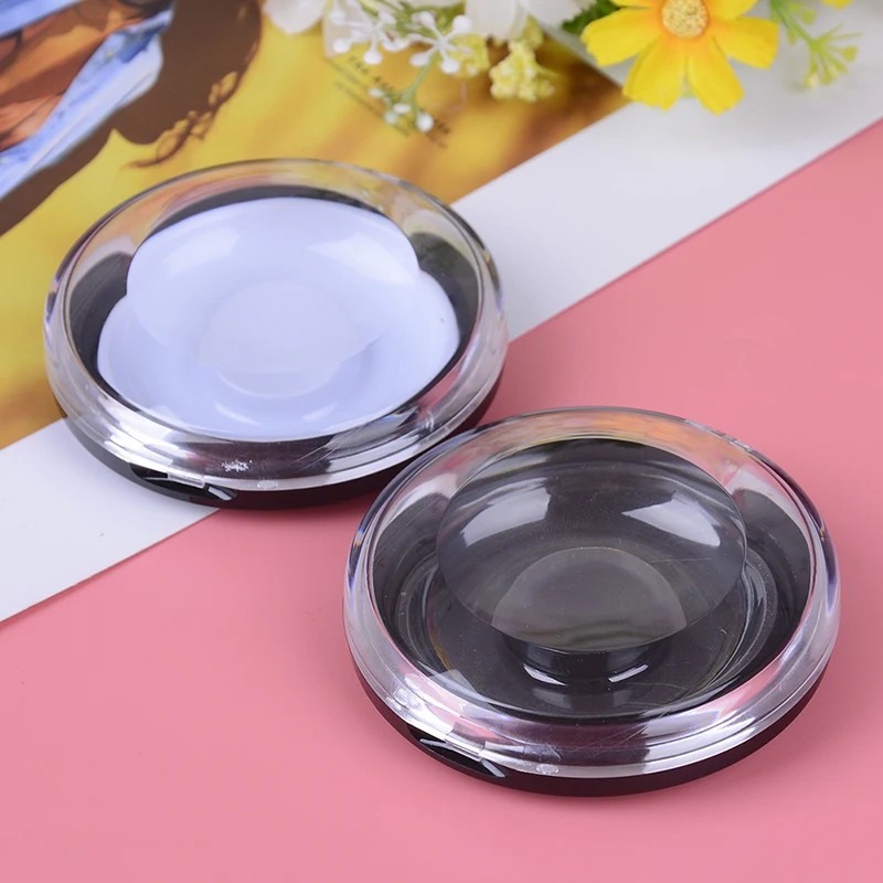 Новая круглая коробка для ресниц 3D черная прозрачная внутренняя опора магнитная