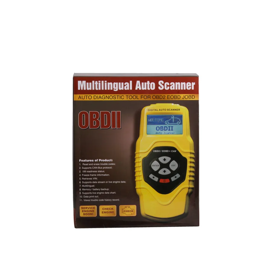 Highend Diagnostic Scan Tool OBDII Auto Scanner T79 (Yellow Multilingual Updatable) | Автомобили и мотоциклы