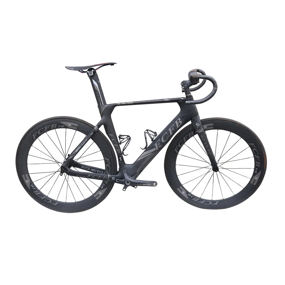 2017 FCFB T800 карбоновая рама для дорожного велосипеда Di2 механическая 470/490/510 мм руля с