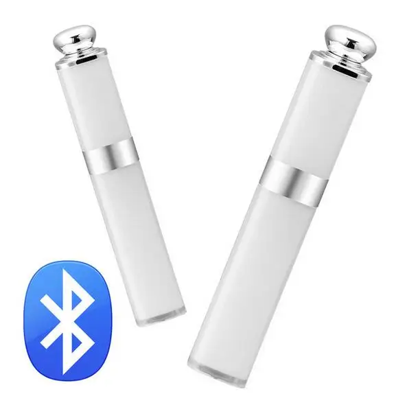 Белый Портативный Беспроводной Bluetooth пульт дистанционного спуска затвора Губная помада Дизайн селфи палка для iphone Samsung смартфонов Self-portrait артефакт - Цвет: Белый