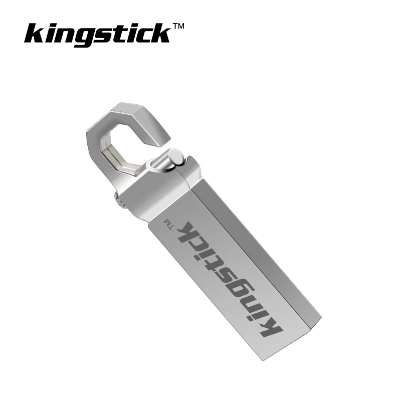 Kingstick металлический usb флеш накопитель 8 ГБ 16 32 64 128 карта памяти USB флешка брелок