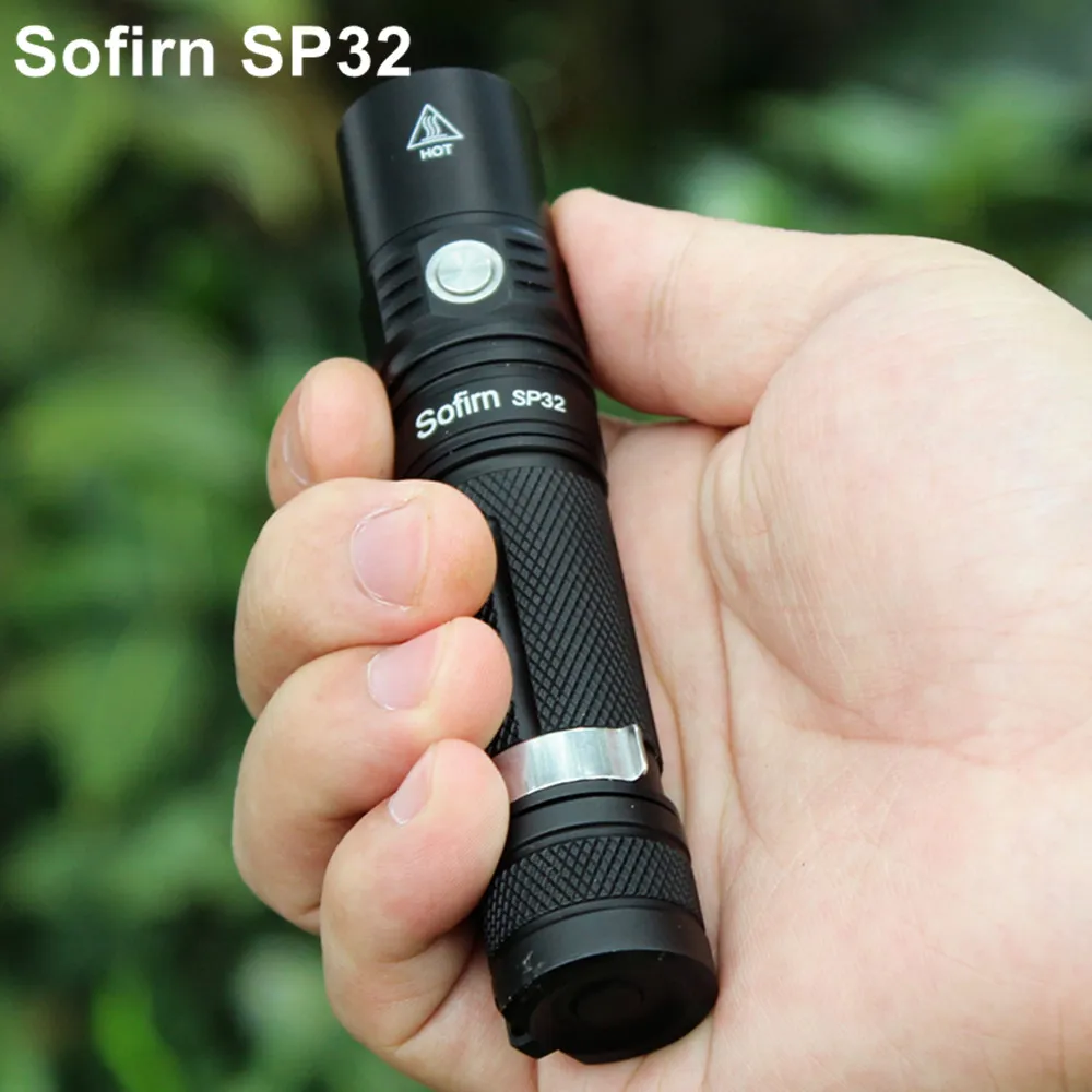 Портативный светодиодный фонарь Sofirn SP32 18650 Cree XPL2 1000 светильник с высоким люменом 6