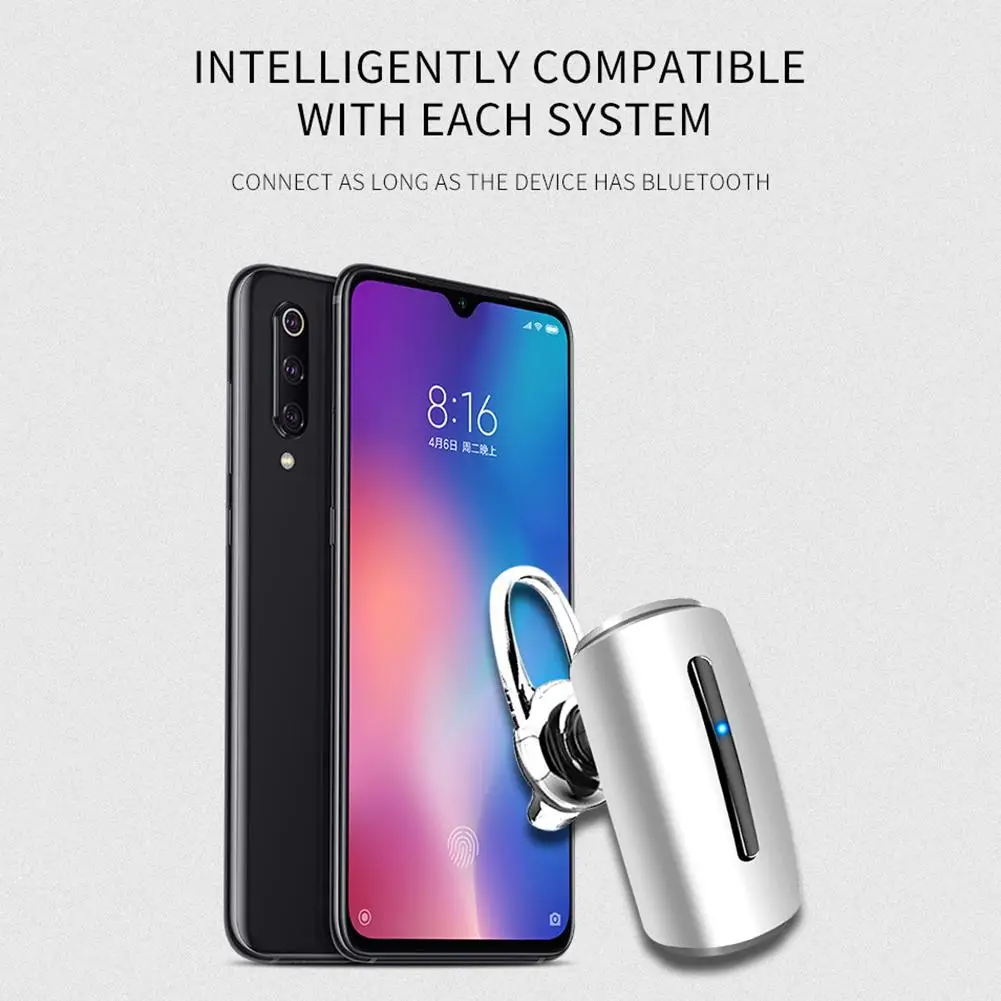 TWS Bluetooth 5 0 стерео наушники с одним ухом Беспроводная Спортивная гарнитура