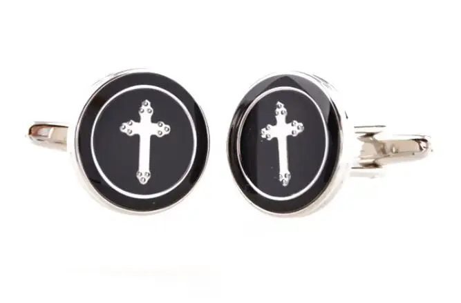 5 пар/лот роскошные золотые/серебряные круглые запонки покрытие эмаль бизнес