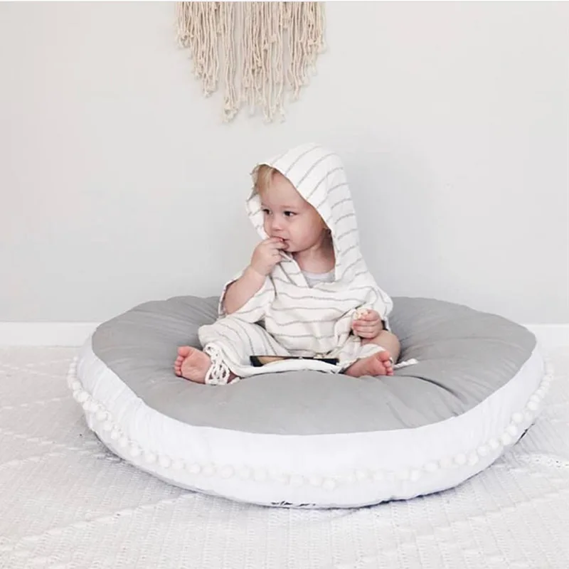 

Cute kids Crawling mat cotton Carpet Floor Baby Play Mats Children Room Decoration Rugs Creeping Mat Size 90cm