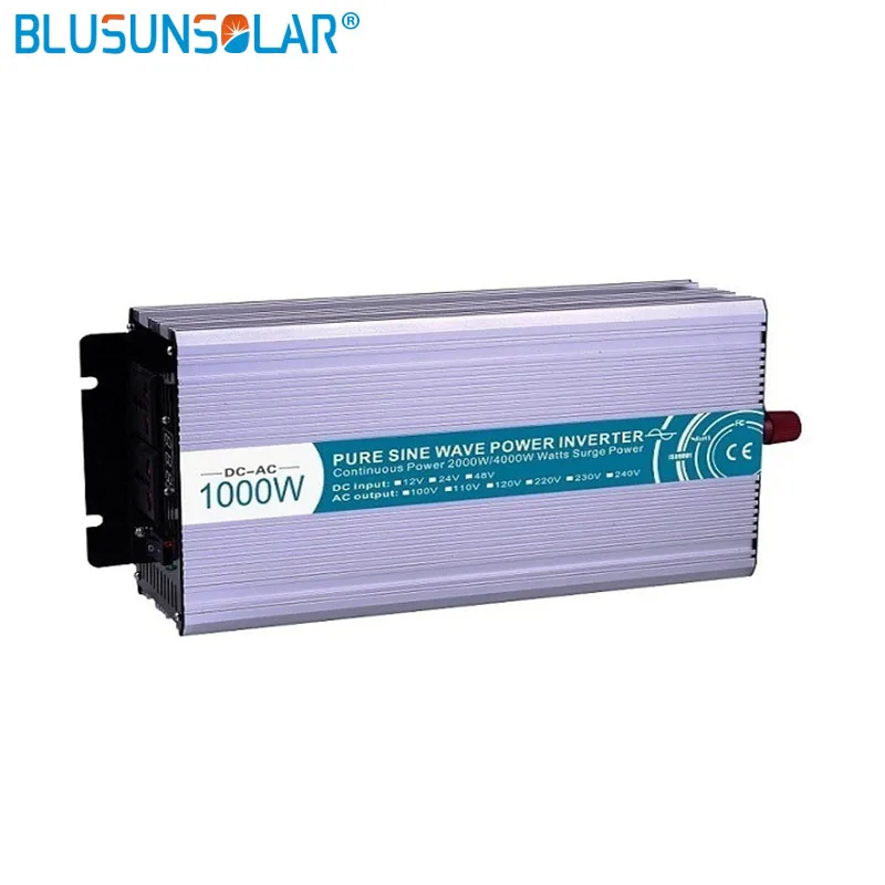 DC/AC 1000W 12v/24v/48v pure input sine wave power inverter to110v 220v 230v 50/60hz inverter DC/AC 1000W 12v/24v/48v pure input sine wave power inverter to110v 220v 230v 50/60hz inverter