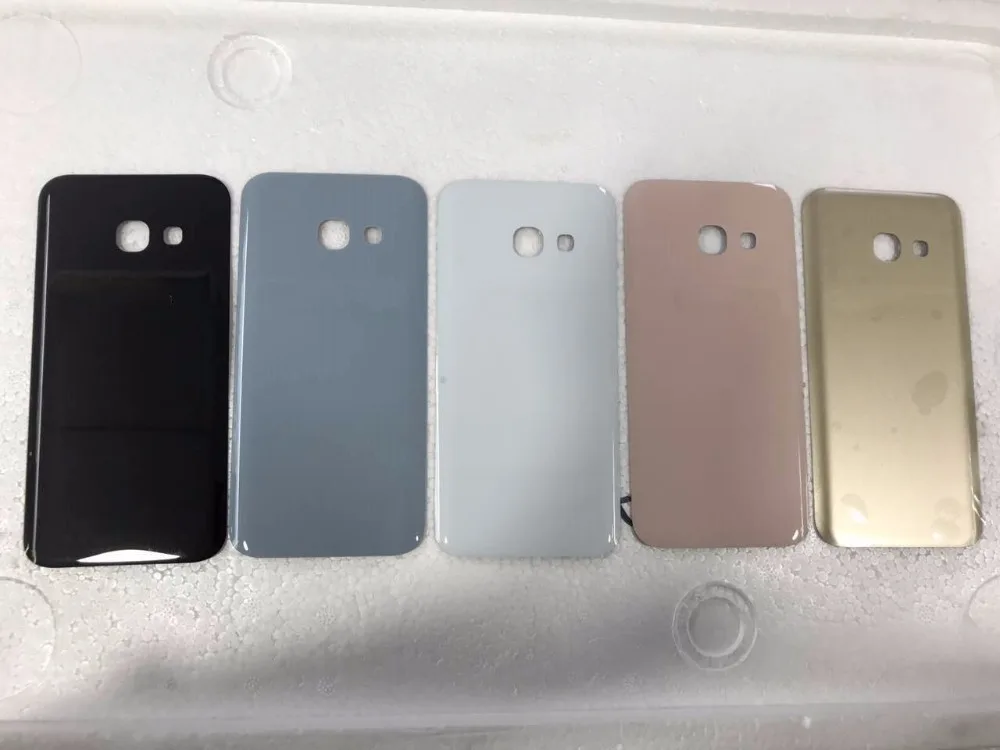 Тренд металлические Батарея задняя крышка Корпус для samsung Galaxy A3 A320 с силой сзади