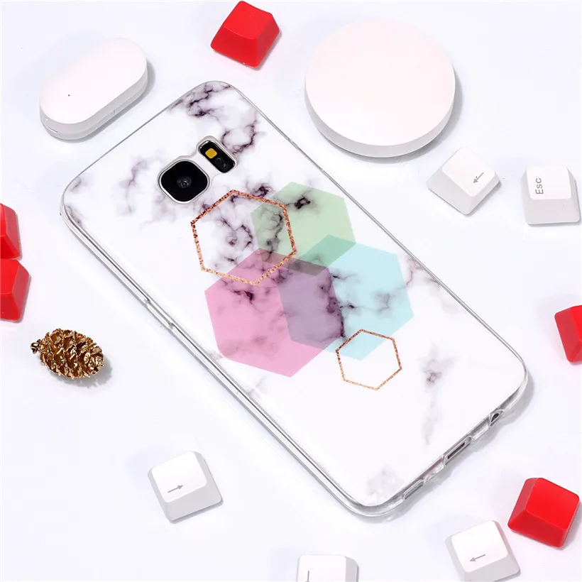 Чехол HEMASOLY для Samsung S9 S8 Plus S7 S6 Edge чехол S5 S4 S3 мягкий роскошный силиконовый с