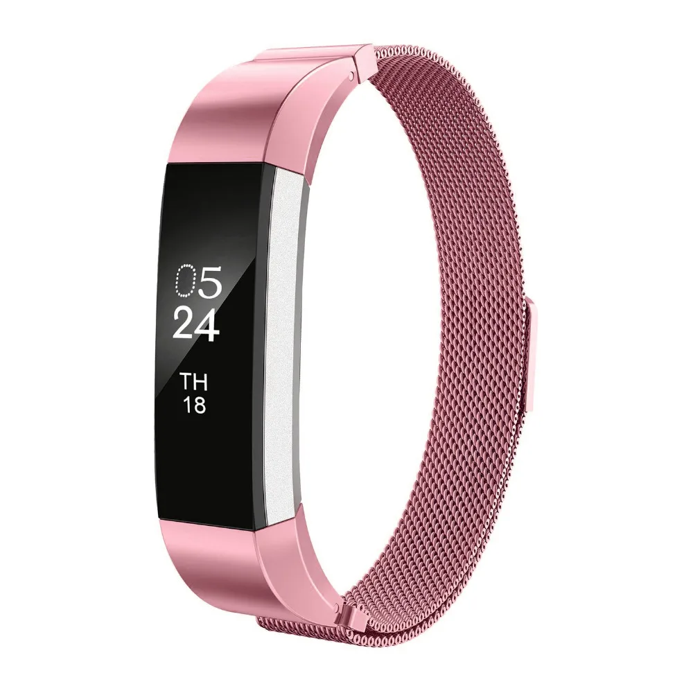 Миланская петля ремешок для Fitbit Alta HR замены металлический браслет из нержавеющей