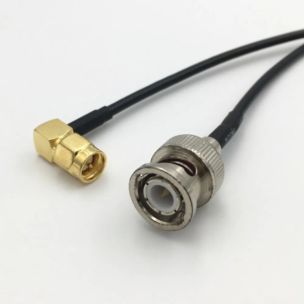 10 шт. правый угол SMA штекер BNC RG174 скачок RF коаксиальный удлинитель см 15 20 30 50 1 м 2 3 5 |