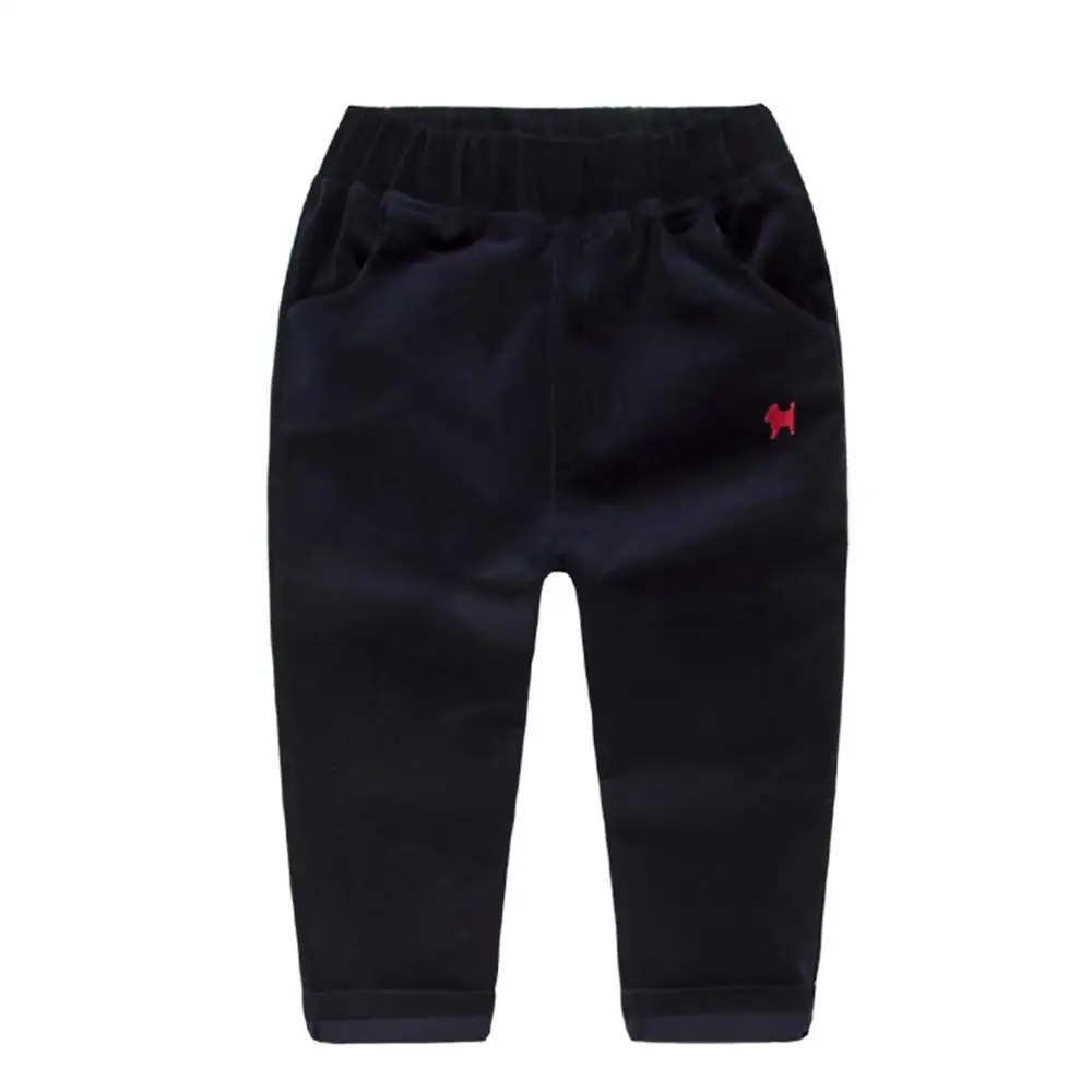 7172navy blue SHOUHOU/детские вельветовые штаны для мальчиков; весенне-осенние детские брюки с принтом животных; Повседневная Верхняя одежда; брюки для мальчиков; одежда для детей - Цвет: 7172navy blue