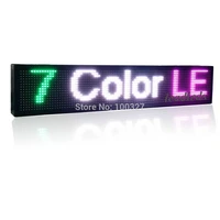40 x 6 inches colorful animated usb programmable led window sign full color moving message display board