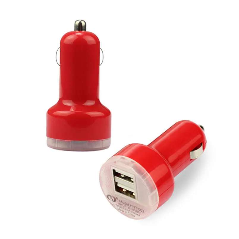 Универсальный двойной USB порт автомобильное зарядное устройство адаптер для