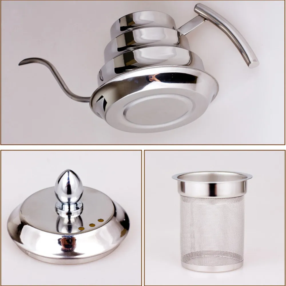 Высококачественный кухонный кофейник Eworld из нержавеющей стали с капелькой