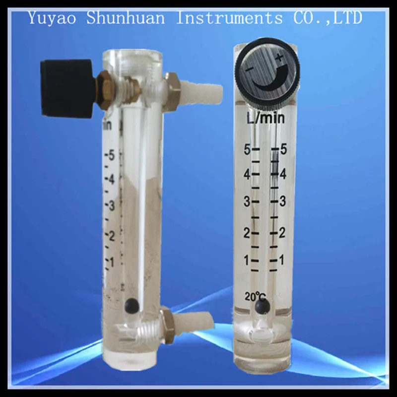 

Air Oxygen gas flow meter flowmeter sensor counter caudalimetro flow indicator H=115mm LZQ-4 1-5LPM plastic with conectrator