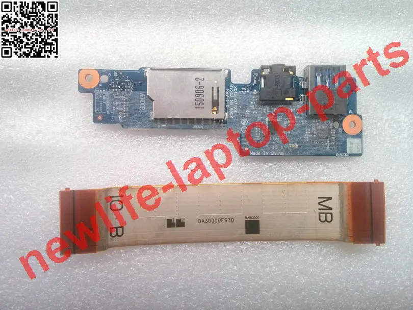 Оригинал для YOGA3 14 1470 аудио USB SD кард ридер доска с кабелем BTUU1 NS A383 DA30000ES30