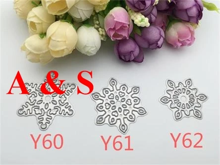 Металлические штампы Y60/Y61/Y62/Y303/Y304/Y305, снежинки, скрапбукинг, открытка, приглашение, бумага, ремесло вечерние, тиснение, трафарет, резак