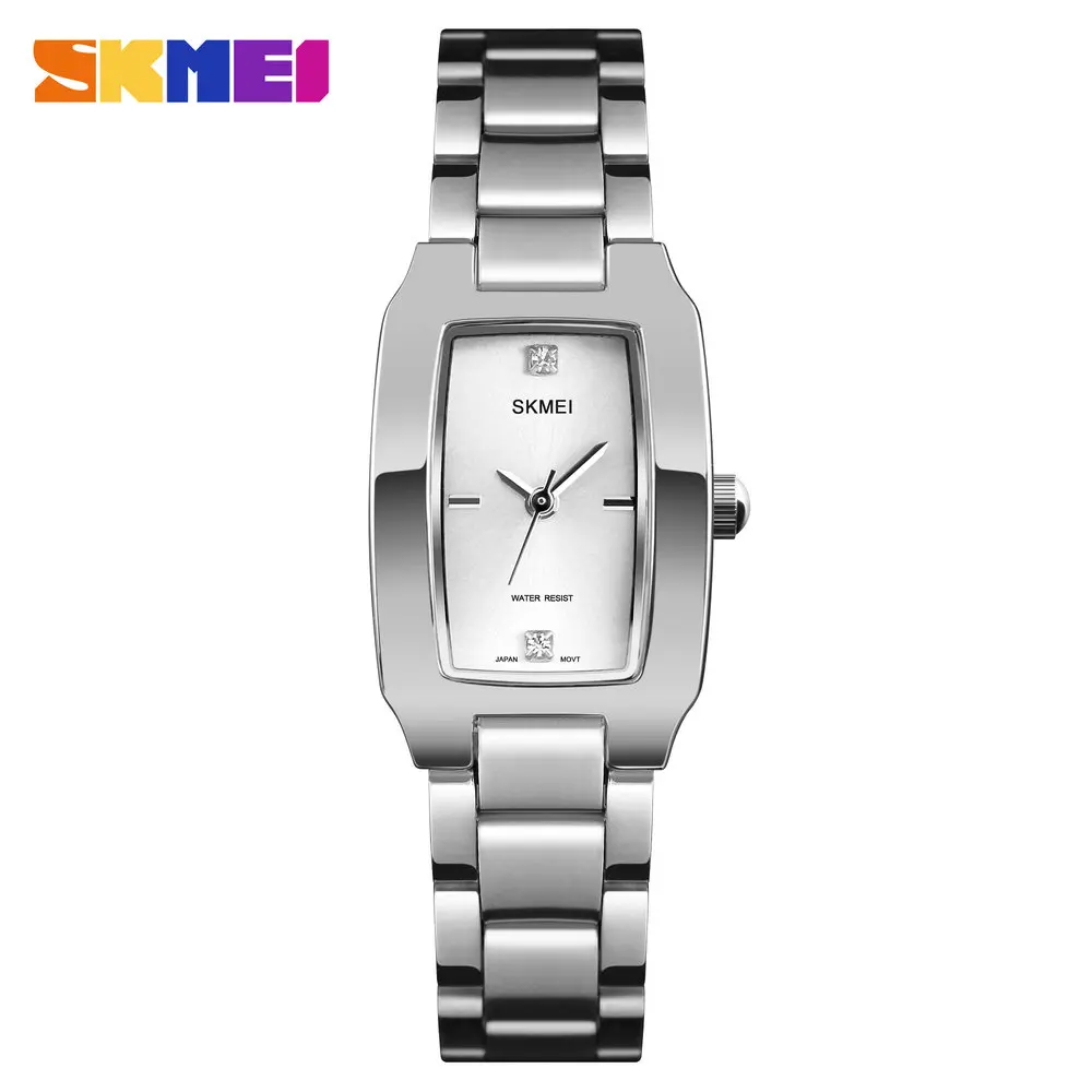 SKMEI Watch1400 женские часы Креативные Часы из нержавеющей стали браслет Relogio Feminino Montre