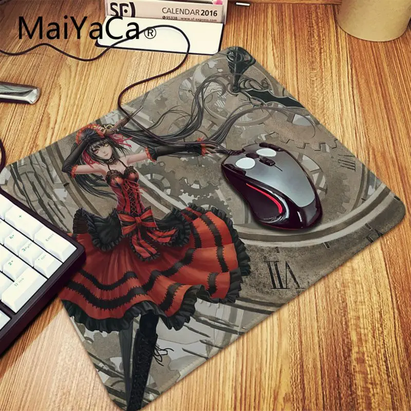 MaiYaCa DATE A LIVE Tokisaki Kurumi аниме уникальный настольный коврик игровой для мыши большой